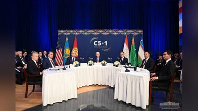 Изрображение 'В Нью-Йорке прошел первый саммит лидеров стран Центральной Азии и США'