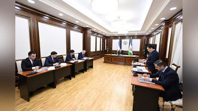 Изрображение 'Увеличение доходов на рынке авиационных услуг обсуждено в ходе презентации главе государства'