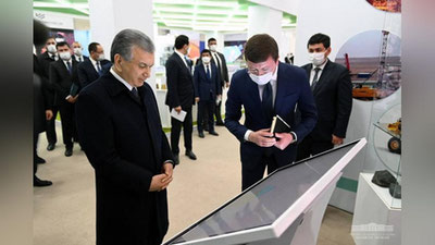 Изрображение 'Президент Узбекистана завершил поездку в Каракалпакстан'