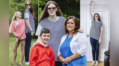 '12 yoshli britaniyalik qiz dunyoning eng uzun qizi deb tan olindi (foto)'ning rasmi