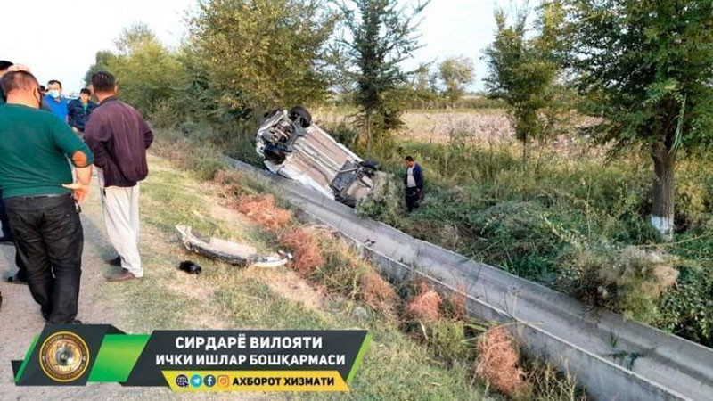 'Sirdaryoda akasining "Neksiya-3"ini boshqarib ketayotgan 18 yoshli yigit ayanchli YTHga uchradi va halok bo`ldi'ning rasmi