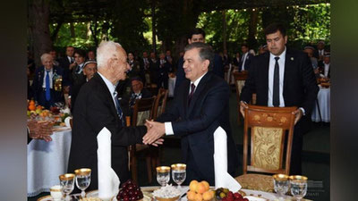 'Шавкат Мирзиёев уруш ва меҳнат фахрийларини табриклади'ning rasmi