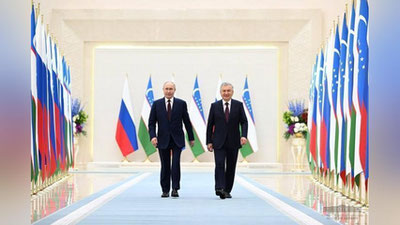 '“Rossiya prezidentining davlat tashrifi hamkorligimizning yangi davrini boshlab beruvchi tarixiy voqeadir” —  Shavkat Mirziyoev'ning rasmi