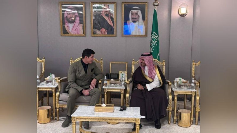 'Отабек Умаров Саудия Арабистони шаҳзодаси билан учрашди'ning rasmi