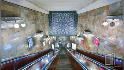 'Dunyodagi eng go`zal metrolar ro`yxatidan "A.Navoiy" metro bekati ham o`rin oldi'ning rasmi