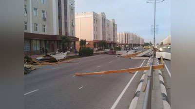 'Namunali uylar Qoraqalpog`istonning odatiy shamoliga bardosh berolmadi. Bunga kim javobgar?'ning rasmi
