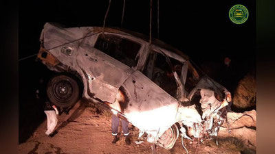 'Angorda avtomashina kanalga tushib ketishi natijasida yong`in kelib chiqdi. Qurbonlar bor'ning rasmi