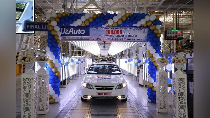 '“UzAuto Motors” joriy yilda avtomobil ishlab chiqarishning yangi rekordini o`rnatdi'ning rasmi