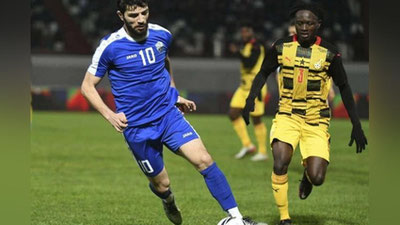 'O`zbekiston milliy terma jamoasi Gana ustidan g`alaba qozondi'ning rasmi