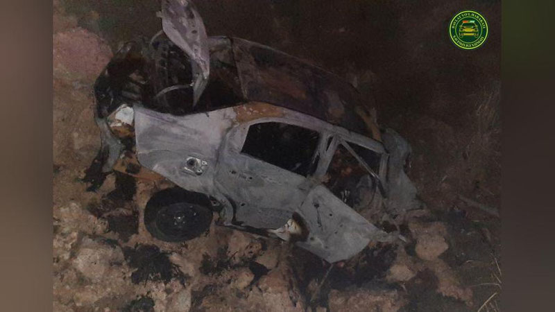 Изрображение 'В Сурхандарье семья погибла в сгоревшем автомобиле'