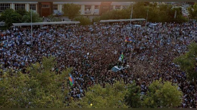 Изрображение 'МВД назвало события в Нукусе "незаконными демонстрациями"'