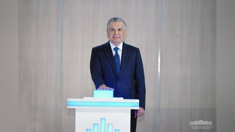 Изрображение 'Президент запустил строительство крупных проектов в Бухаре: ГХК, аэропорта и солнечной электростанции'
