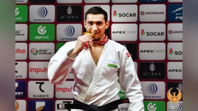 Изрображение 'Сборная Узбекистана по дзюдо успешно выступила на домашнем турнире “Большого шлема”'