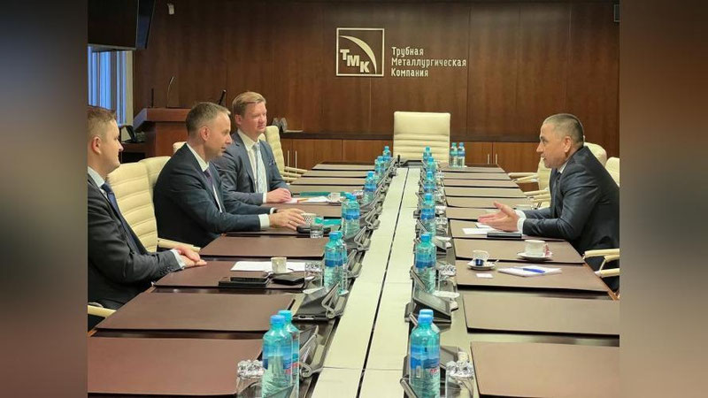 '“O`zbekneftgaz”: Boshqaruvi raisi “TMK” kompaniyasi Bosh direktori Igor Kortko bilan muzokaralar o`tkazdi'ning rasmi
