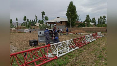 Изрображение 'В Сохском районе налаживают связь (фото)'