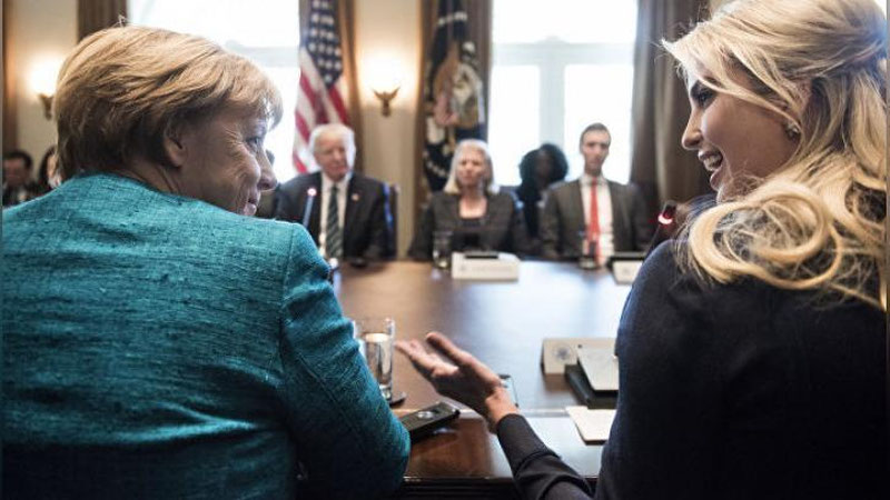 '​Merkel Trampning qizini Germaniyadagi sammitga taklif etdi'ning rasmi