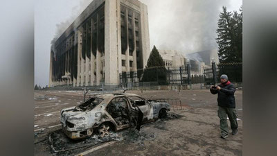 'Qozog`istondagi tartibsizliklarda davlat qancha zarar ko`rgani ma`lum bo`ldi'ning rasmi