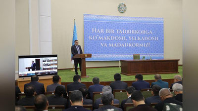 'Namangan viloyati hokimi tadbirkorlarga murojaat bilan chiqdi'ning rasmi