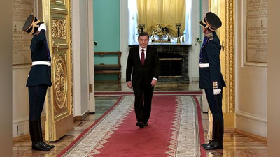 'ShAVKAT MIRZIYoEV MOSKVADA BO`LIB O`TADIGAN MDH NORASMIY SAMMITIDA IShTIROK ETADI'ning rasmi