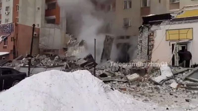 Изрображение 'В Нижнем Новгороде взорвался газ в многоэтажке (видео)'