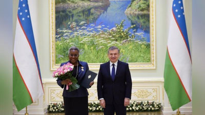 'O`zbekiston Respublikasi Prezidenti AQShning Favqulodda va muxtor elchisini qabul qildi'ning rasmi