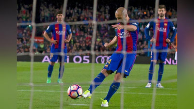'“Барселона” футболчиси тарихий гол киритди 'ning rasmi