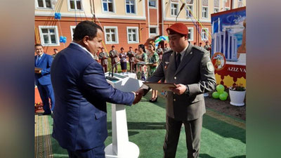 'Surxondaryoda Milliy gvardiya xodimlariga yangi uylar topshirildi'ning rasmi