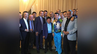 '​Озодбек Назарбеков қизининг тўйи муносабати билан ош берди(Фото)'ning rasmi