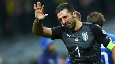 'Buffon «Yuventus»ni tashlab ketmoqchi'ning rasmi