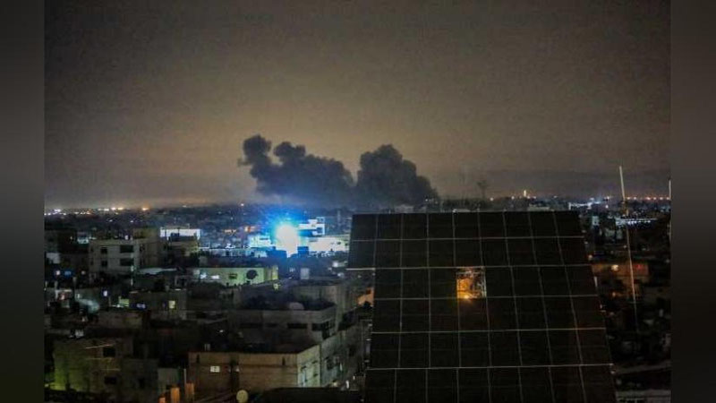 'Исроил Ғазо секторига катта зарба берди:  Ҳамас жангарилари жойлашган бино портлатилди'ning rasmi