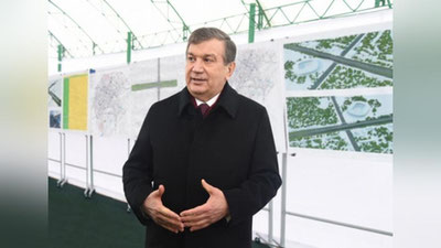 Изрображение 'ПРЕЗИДЕНТ УЗБЕКИСТАНА ОЗНАКОМИЛСЯ С ПРОЕКТОМ МОСТА ОКОЛО МЕТРО "НОВЗА"'