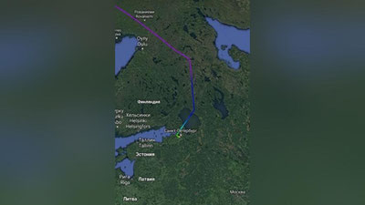 Изрображение 'Рейс Uzbekistan Airways Нью-Йорк - Ташкент вынужденно сел в Санкт-Петербурге'