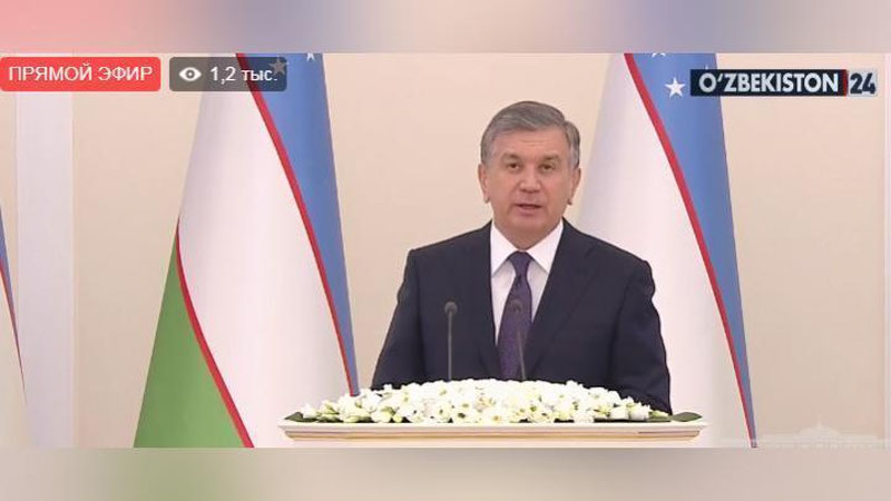 Изрображение 'ПРЕЗИДЕНТ УЗБЕКИСТАНА ПОДВОДИТ ИТОГИ ГОДА В ПРЯМОМ ЭФИРЕ'