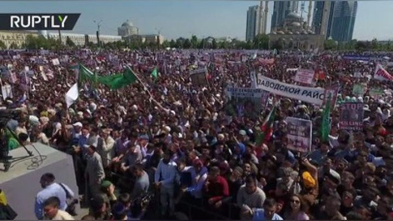 'ChEChENISTONDA MYaNMALIK MUSULMONLARNING BEGUNOH QATL ETILAYoTGANIGA QARShI NOROZILIK NAMOYIShI BO`LDI (VIDEO)'ning rasmi