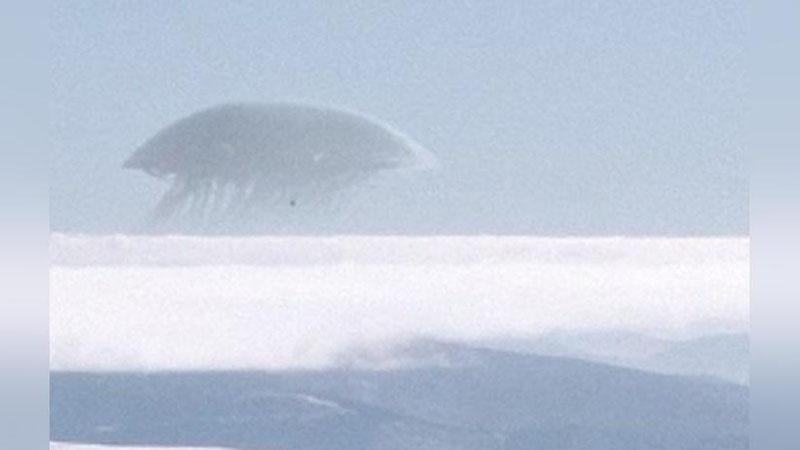 Изрображение 'В ГОРАХ КАВКАЗА ЗАМЕЧЕН ОБЪЕКТ, ПОХОЖИЙ НА НЛО (ВИДЕО)'
