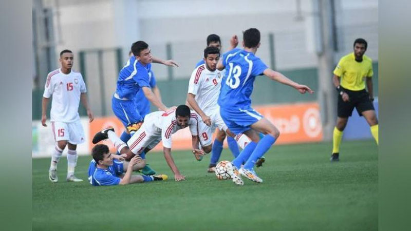 'O`zbekiston U-19 terma jamoasi BAA yoshlar termasini mag`lubiyatga uchratdi 'ning rasmi