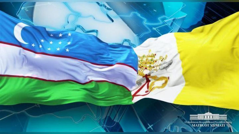 'Shavkat Mirziyoev Rim-katolik cherkovi rahbari Fransiskka tabrik yo`lladi'ning rasmi
