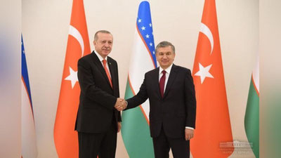 'Икки давлат раҳбарларининг тор доирадаги музокаралари бўлиб ўтмоқда'ning rasmi