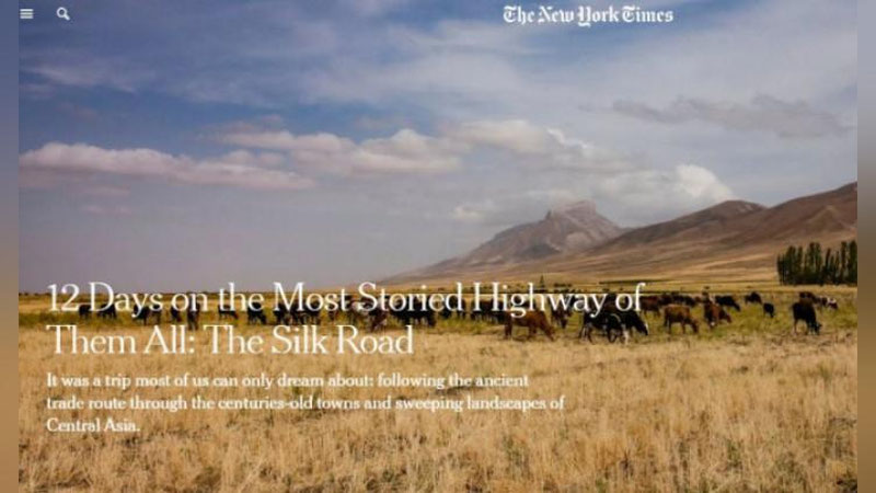 '“New York Times”​: amerikalik jurnalistlar afsonaviy yo`lda O`zbekistonni ta`rifladi'ning rasmi