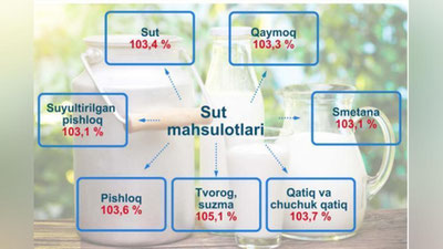 'O`tgan oyda narxlar necha foizga oshgani ma`lum qilindi'ning rasmi