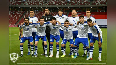 Изрображение 'Национальная сборная Узбекистана отправилась на сборы в ОАЭ'