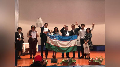 '“Avisena avlodlari” jamoasi xalqaro olimpiada g`olibi'ning rasmi