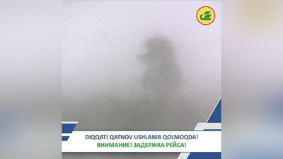 Изрображение 'Туман внес коррективы в расписание внутренних и международных рейсов'