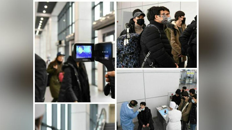 'Xitoydagi talabalarning bir guruhi O`zbekistonga qaytarildi, aeroportda jiddiy tekshiruv o`tkazildi'ning rasmi