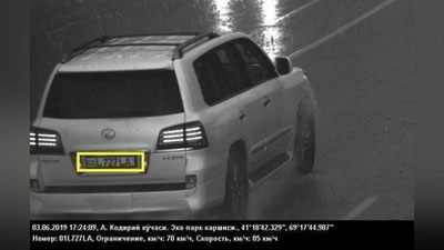 'Toshkentda radarga tushish bo`yicha rekord o`rnatgan “Lexus” haqida ma`lum qilindi'ning rasmi