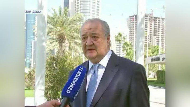 'Абдулазиз Комилов: "Биз икки йилда Тошкентдан Дохагача бўлган 40 йиллик уруш мобайнида ҳам босилмаган катта йўлни босиб ўтдик"'ning rasmi