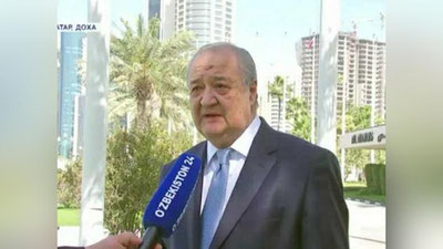 'Абдулазиз Комилов: "Биз икки йилда Тошкентдан Дохагача бўлган 40 йиллик уруш мобайнида ҳам босилмаган катта йўлни босиб ўтдик"'ning rasmi