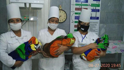 Изрображение 'В Кашкадарье снова родились тройняшки'