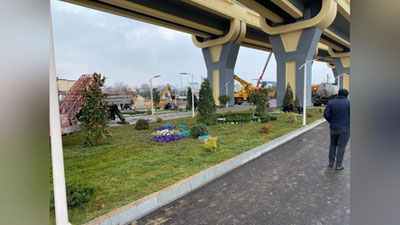 Изрображение 'Станции нового метро в Сергели пронумеровали и благоустроили (видео)'