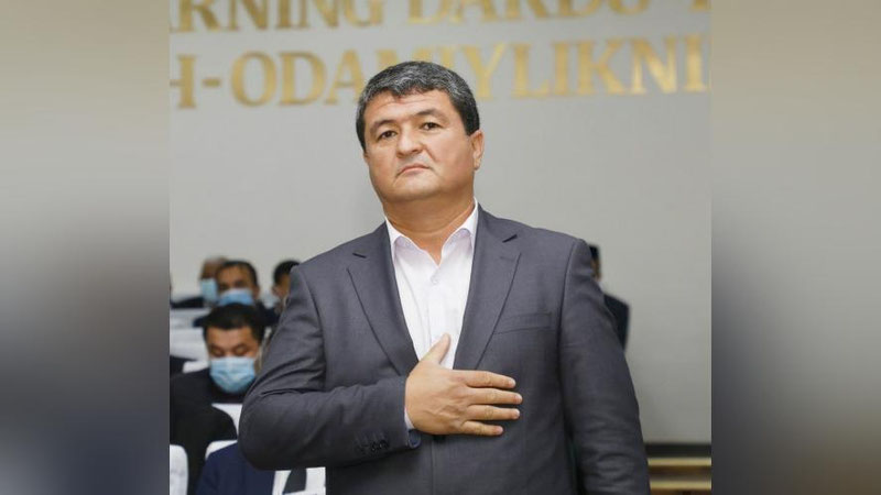 'Sherobod tumaniga yangi hokim tayinlandi'ning rasmi